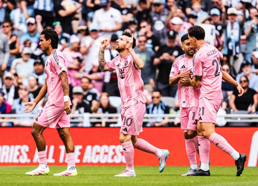 Lionel Messi con la camiseta del Inter Miami.