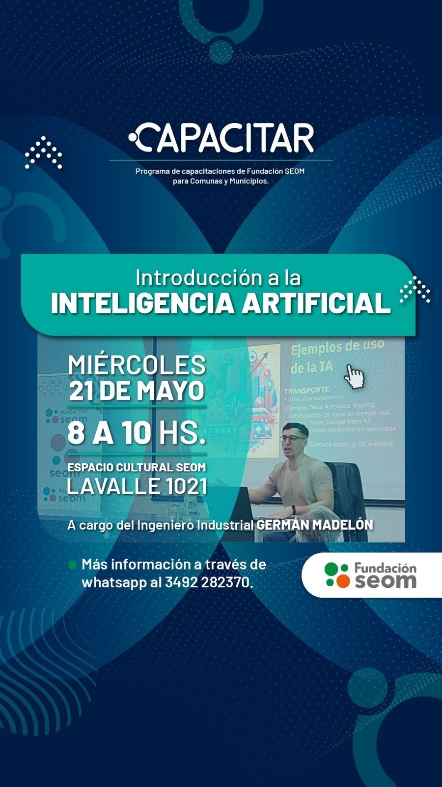 CURSO.  Est&aacute; dirigido a todas las personas interesadas en comprender c&oacute;mo la IA se aplica en diversos &aacute;mbitos.