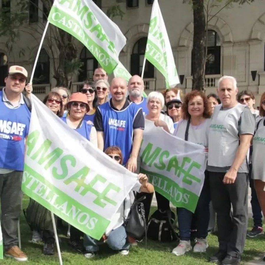 CONFLICTO DOCENTE. Amsaf&eacute; pidi&oacute; dar marcha atr&aacute;s con la reforma previsional y exigi&oacute; una nueva propuesta salarial.