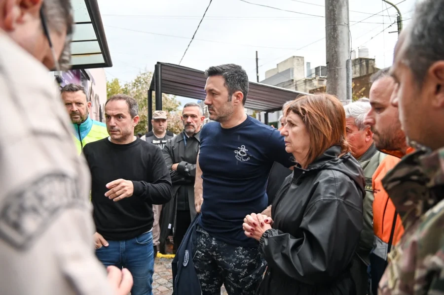 Difícil situación por la inundación en Buenos Aires.