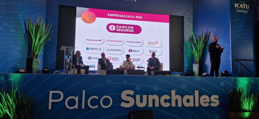 Sunchalenses en la realización brasileña.