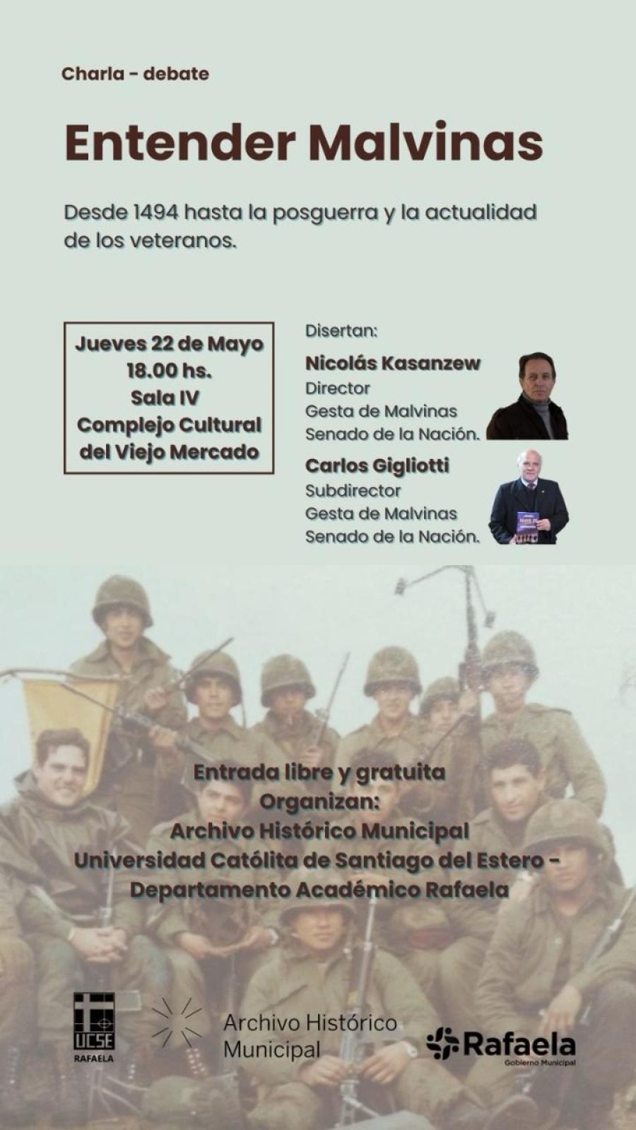 La entrada es libre y gratuita.