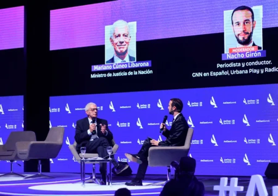 El ministro de Justicia, Mariano Cúneo Libarona.