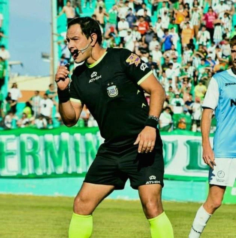 VIENE AL SOLTERMAM. Luis Martinez arbitrará 9 de Julio y Sportivo Las Parejas.