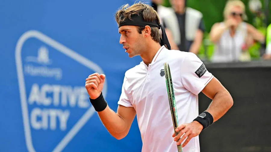 Etcheverry, a semis en Hamburgo.