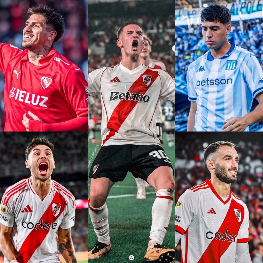 &iquest;DE SELECCI&Oacute;N? Kevin Lom&oacute;naco, Franco Mastantuono, Juan Nardoni, Gonzalo Montiel y Germ&aacute;n Pezzella podr&iacute;an estar en la pr&oacute;xima lista de Scaloni.
