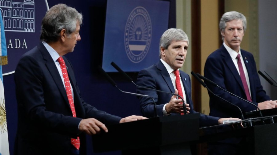 CAMBIOS. Bausili, Caputo y Pazo durante el anuncio.