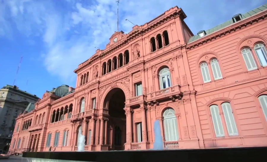 La Casa Rosada.