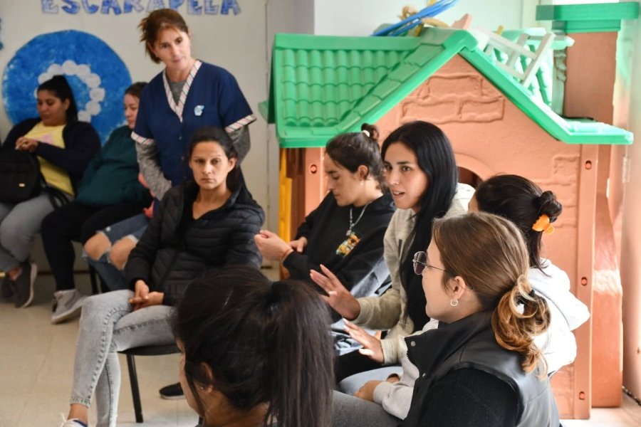 Un instante de la reciente actividad.