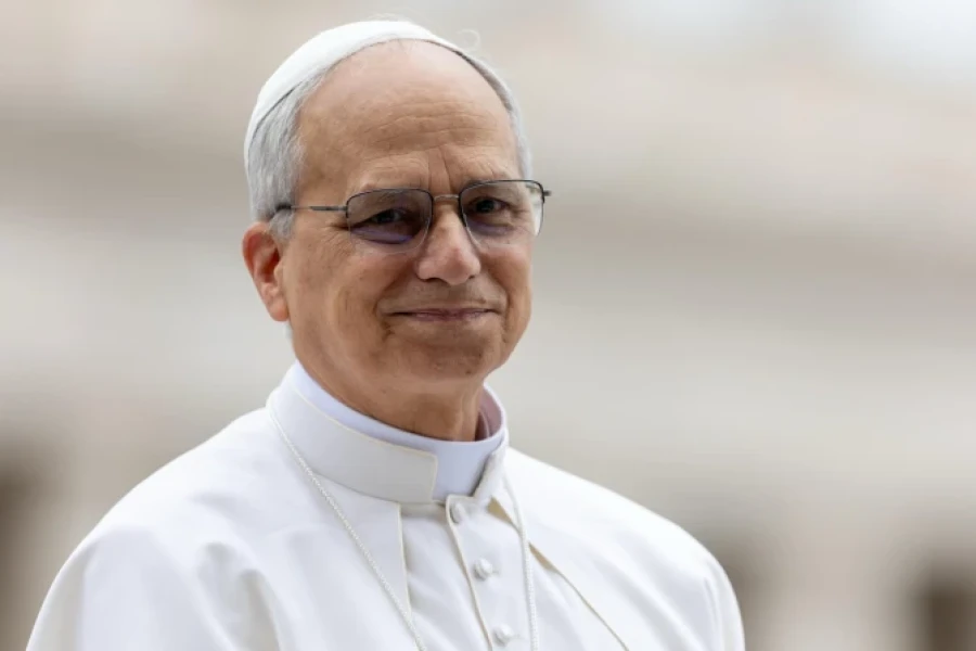 El papa Le&oacute;n XIV sonr&iacute;e el pasado mi&eacute;rcoles durante su primera audiencia general.