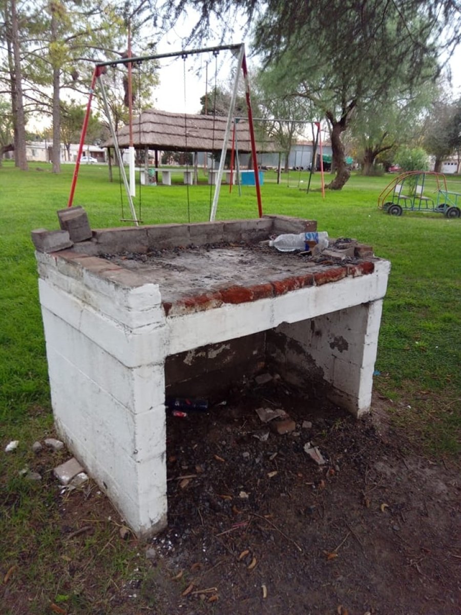 Uno de los sectores vandalizados.