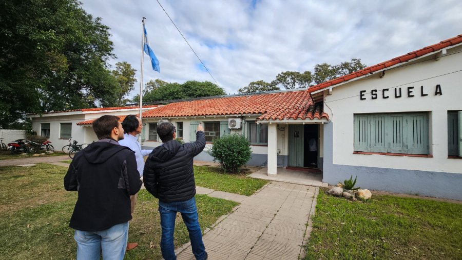 En la Escuela Edison la obra avanza a ritmo sostenido.