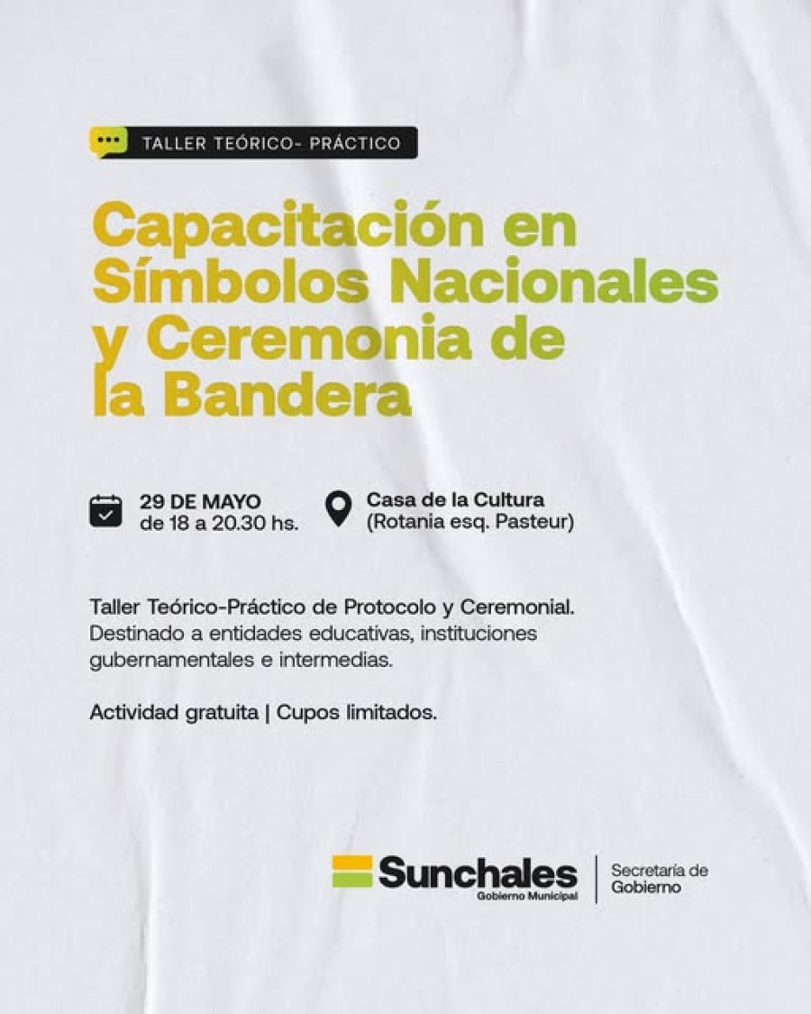 Convocatoria efectuada por el Municipio.