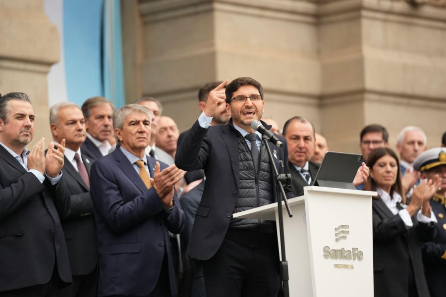 ACTO OFICIAL. "La nueva Carta Magna buscar&aacute; garantizar la &ldquo;ficha limpia&rdquo;, eliminar los fueros parlamentarios y priorizar la seguridad ciudadana", expres&oacute; Pullaro.