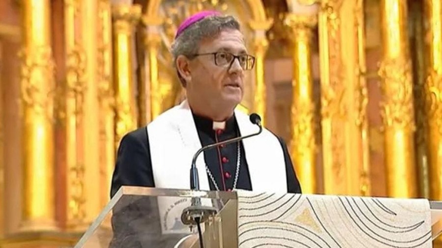 DURISIMO DISCURSO. El arzobispo Jorge García Cuerva hizo un duro repaso de la situación política y social, criticó los discursos de odio, pidió diálogo y encuentro en la diversidad.