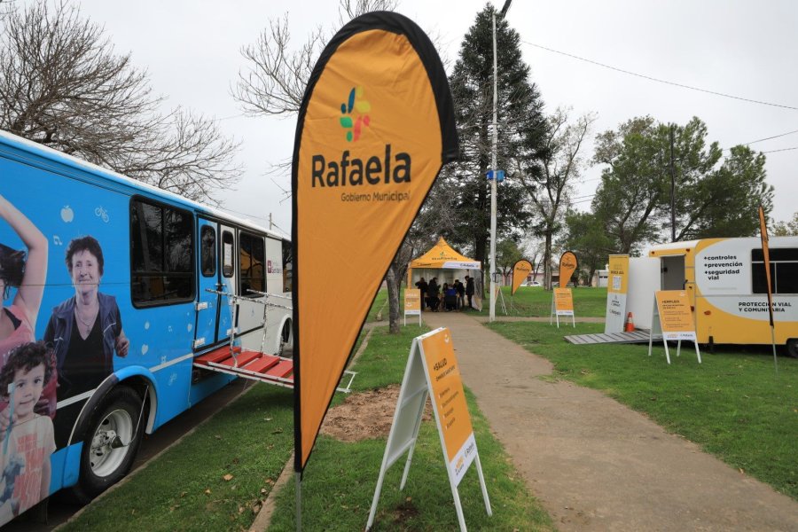 SIGUE DE GIRA. El nuevo dispositivo se ubicar&aacute; a partir de este lunes en la Plaza Jos&eacute; Hern&aacute;ndez, en calle Lorenzantti y Sim&oacute;n de Iriondo.