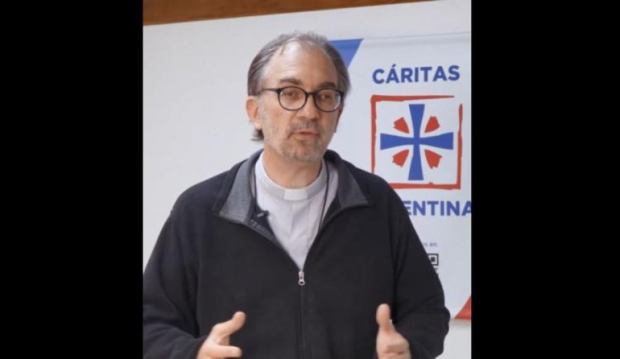 Mons. Gustavo Carrara, presidente de C&aacute;ritas.