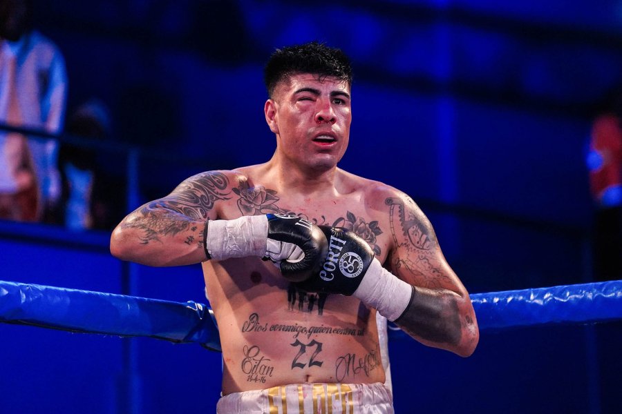 AGUANTO HASTA QUE PUDO. El médico no dejó continuar al rafaelino.