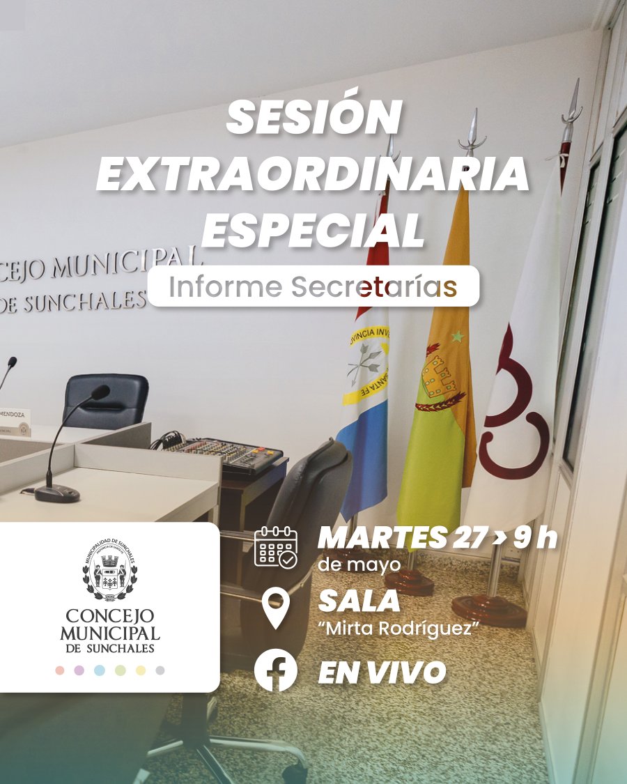 Difusión realizada por el Concejo Municipal.