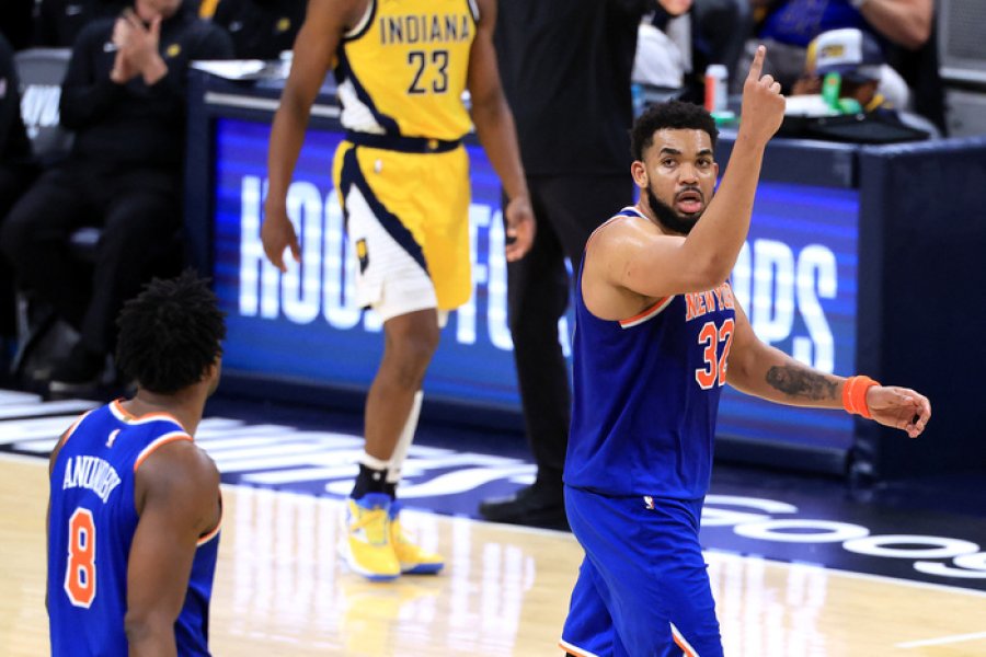 KAT logró 20 puntos en el último cuarto para la remontada de los Knicks.