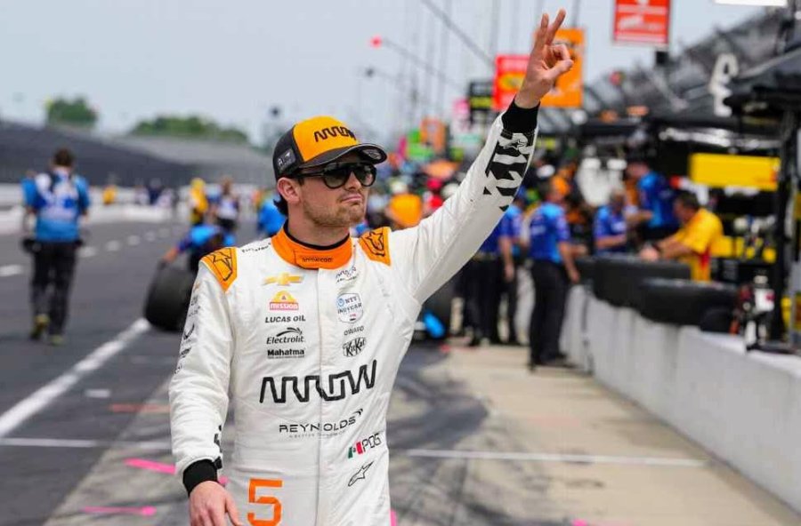 Pato O'Ward ascendi&oacute; al tercer lugar en la clasificaci&oacute;n de la Indy 500.