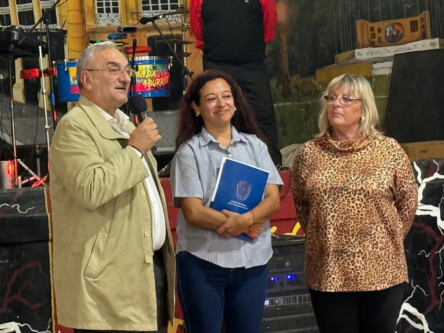 El momento protocolar de la realización.