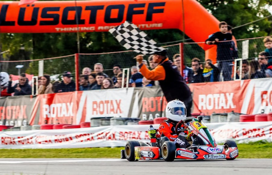 Juan Ignacio Rusch Capllonh compiti&oacute; el fin de semana en el kart&oacute;dromo de Baradero.