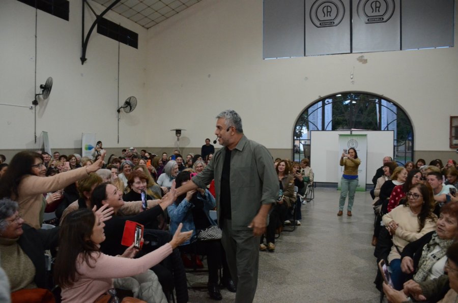 Mario Massaccesi por primera vez en Rafaela.