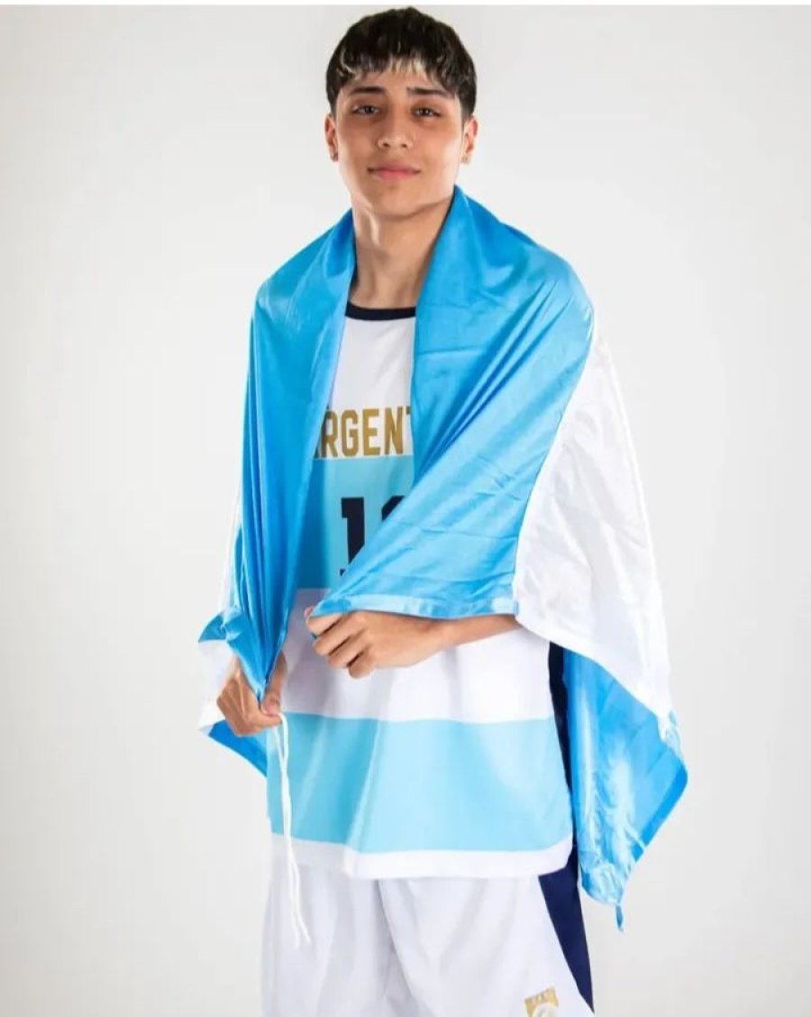 MEDIA DAY. El argentino en la sesión de fotos previa.