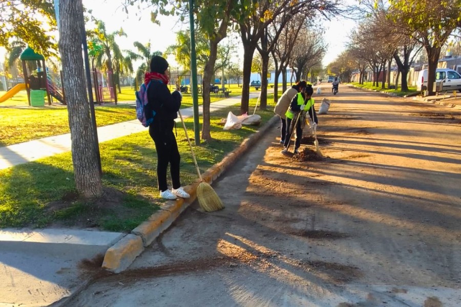 Este trabajo se enmarca en un cronograma integral que abarca todos los sectores de Rafaela.