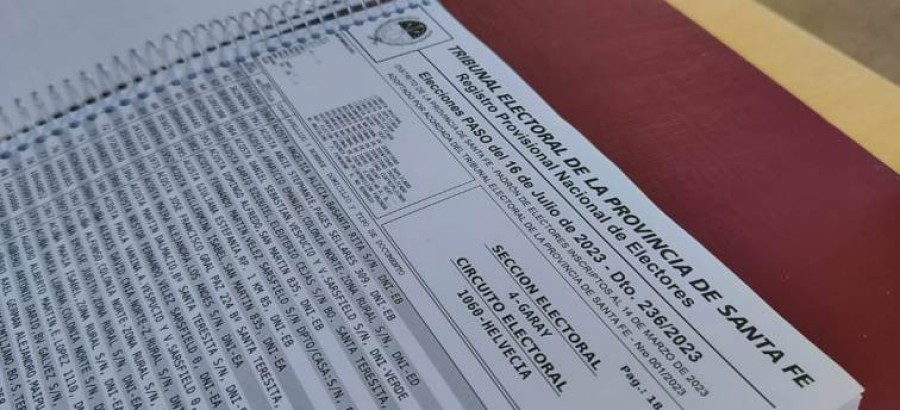 PADRON DEFINITIVO. Los electores ya lo puede observar en la p&aacute;gina web del Tribunal Electoral de la Provincia.