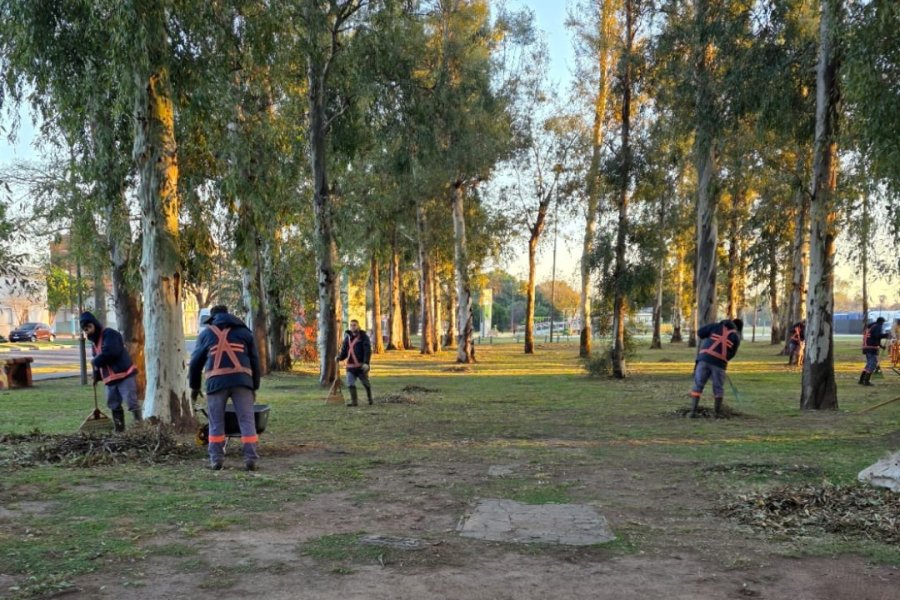 El Parque de los Eucaliptos luce renovado.