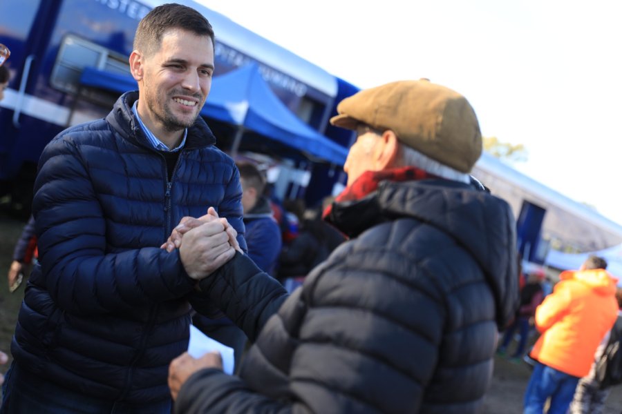 Viotti visit&oacute; el Tren de Capital Humano.