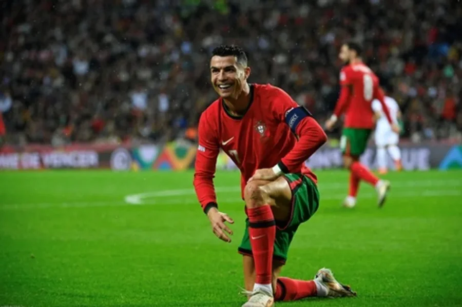 Cristiano Ronaldo, de 40 años, es el goleador de Portugal en el torneo.