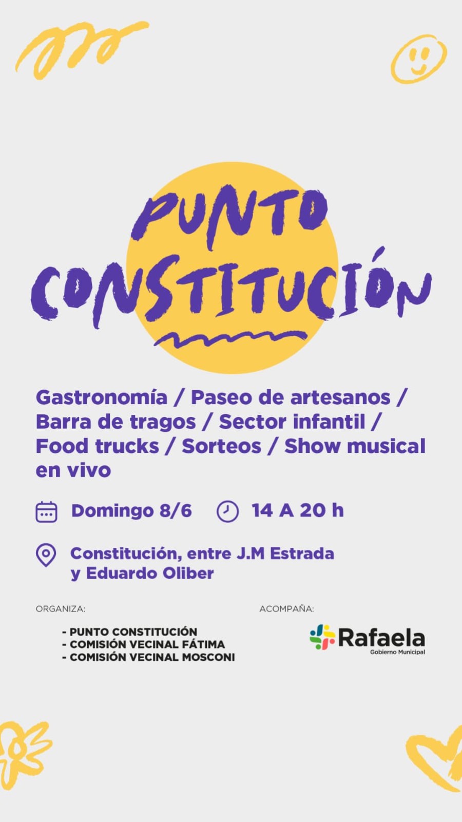 Habrá espacios para grandes y chicos y espectáculos de academias locales.