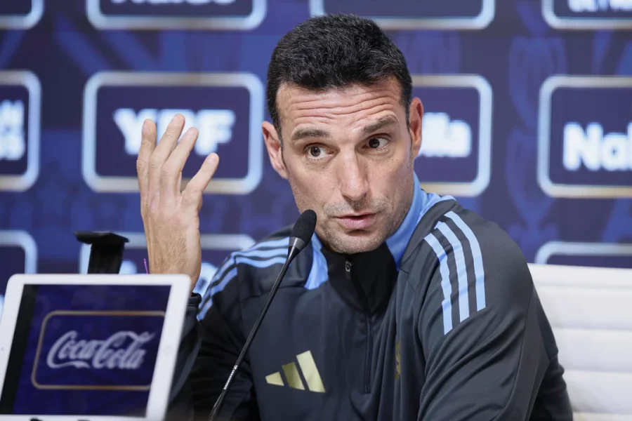 El DT de la Selección argentina, Lionel Scaloni.