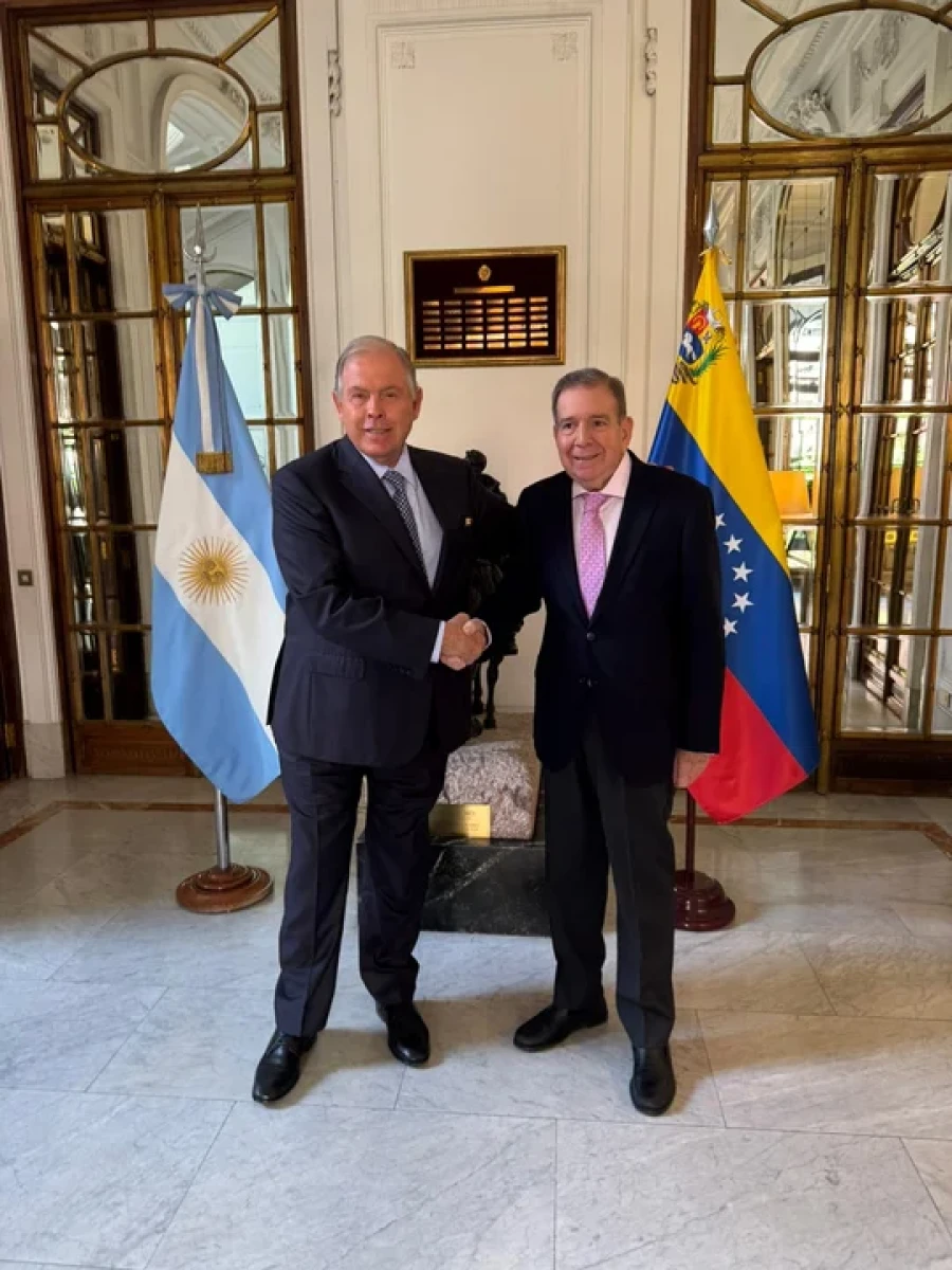 Gerardo Werthein y Edmundo González Urrutia.