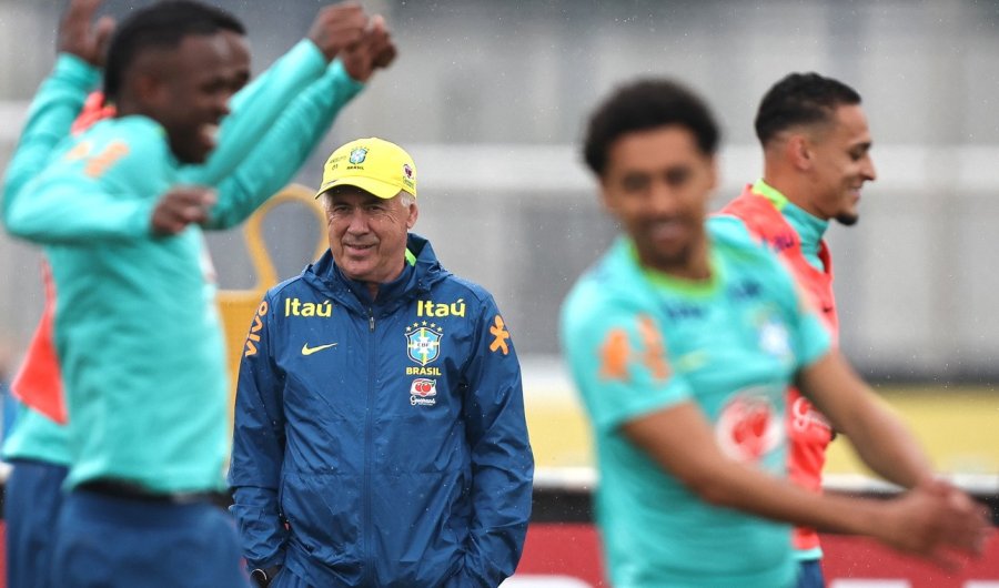 BRASIL VISITA A ECUADOR CON EL DEBUT DE ANCELOTTI COMO DT