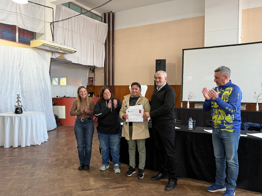 RECORRIDA. Un momento de la actividad cumplida en el club.