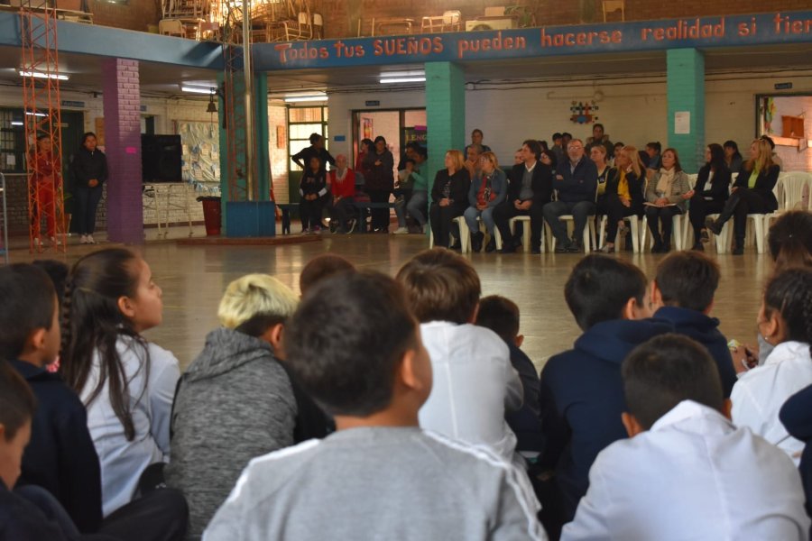 Imagen capturada durante el acto de entrega.