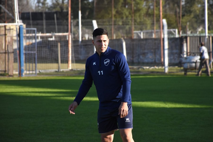 CARA NUEVA. Garc&iacute;a ya entrena, pero podr&aacute; jugar a partir de la fecha 16.