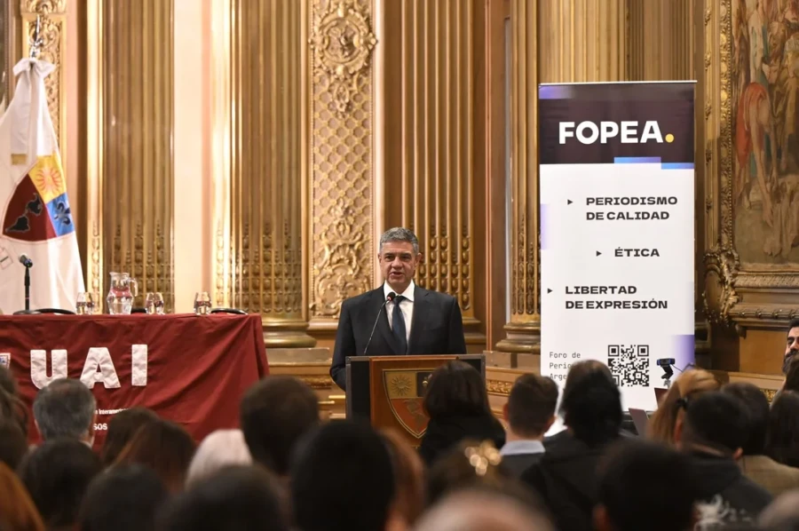Jorge Macri participó de Foro de Periodismo Argentino (FOPEA)