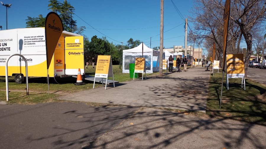 DISPOSITIVO. Desde este lunes y por toda la semana estar&aacute; ubicado en la intersecci&oacute;n de calles Falucho, Brasca y Scalabrini Ortiz.