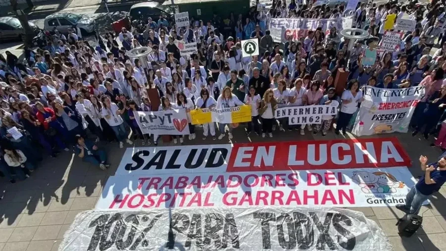 Trabajadores del Hospital Garrahan volverán a movilizarse.