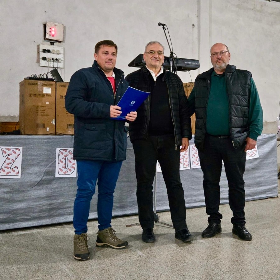 El momento protocolar de la ceremonia.