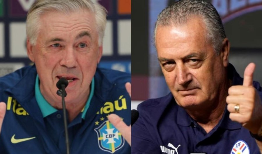 DUELO DE LUJO. Carlo Ancelotti y Gustavo Alfaro.