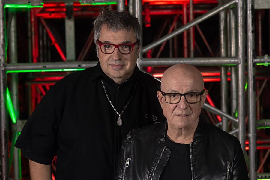 Lito Vitale y Juan Carlos Baglietto, juntos en Rafaela.