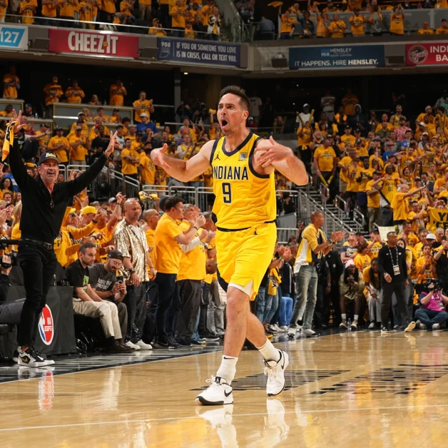 CON VENTAJA. Indiana se adelantó en la serie final.