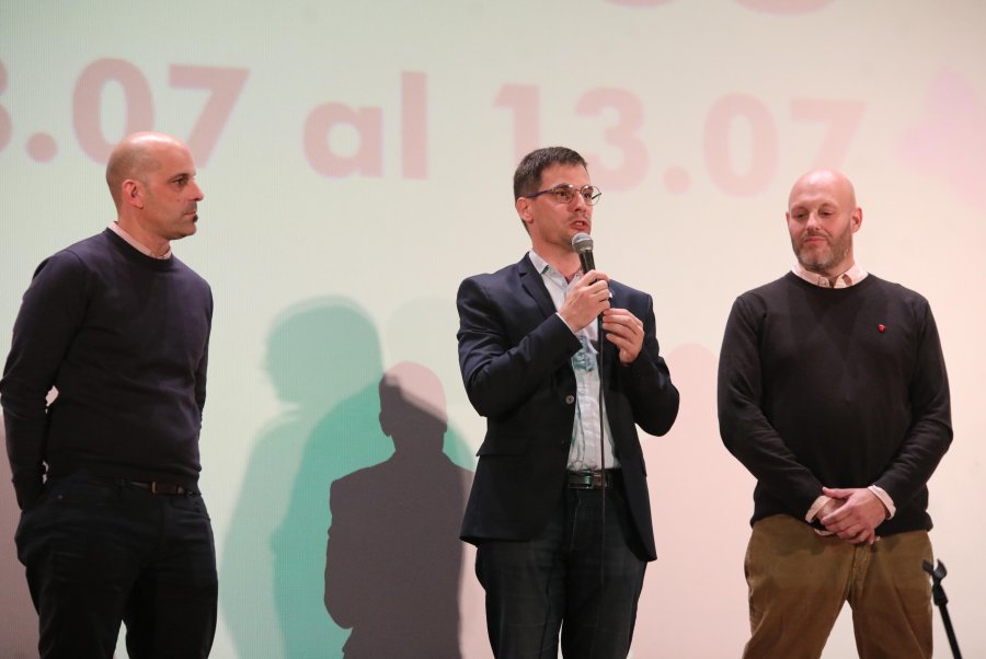 Paulo Ricci y Leonardo Viotti acompañados de Gustavo Mondino.