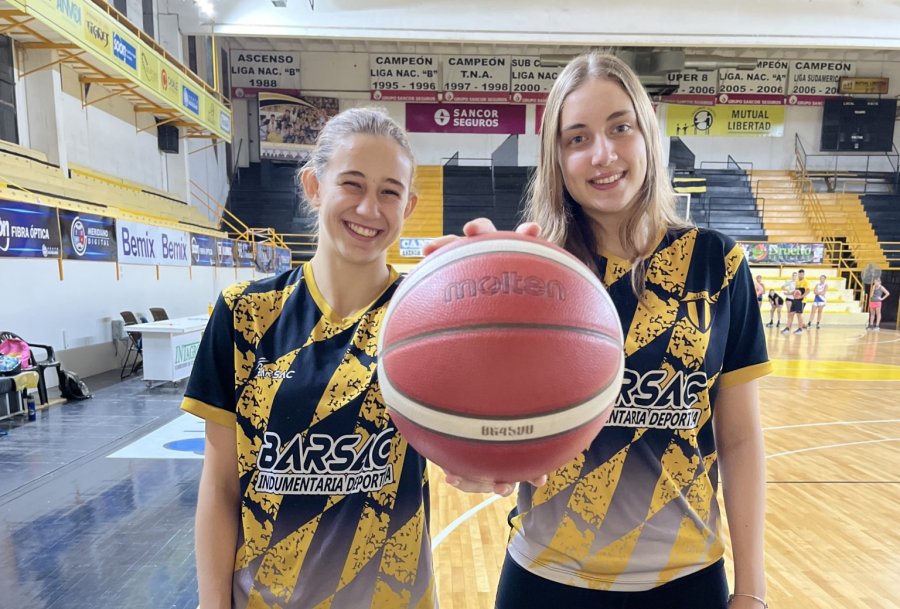 INTERNACIONALES. Sofía Rosso y Francisca Canello.